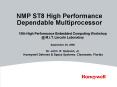NMP ST8 High Performance Dependable Multiprocessor PowerPoint PPT Presentation