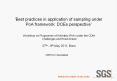 Best practices in application of sampling under PoA framework: DOEs perspective PowerPoint PPT Presentation