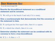 2.3 Deductive Reasoning