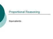 Proportional Reasoning