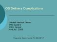 OB Delivery Complications PowerPoint PPT Presentation