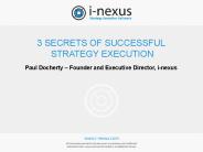 3 Secrets of Successful Execution Webinar
