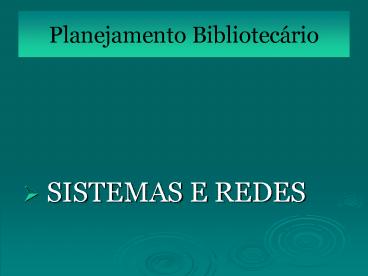 Planejamento Bibliotec