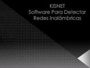 KISNET Software Para Detectar Redes Inal