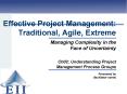 Effective Project Management: Traditional, Agile, Extreme PowerPoint PPT Presentation