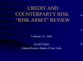 CREDIT AND COUNTERPARTY RISK:  PowerPoint PPT Presentation
