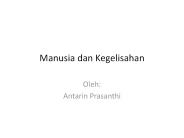 Manusia dan Kegelisahan