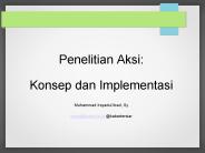 Penelitian Aksi: