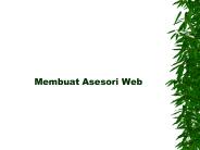 Membuat Asesori Web
