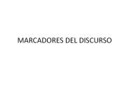 MARCADORES DEL DISCURSO