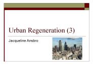 Urban Regeneration (3)