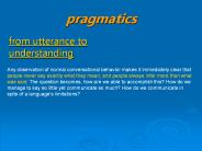 pragmatics
