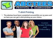 Tshirt printing