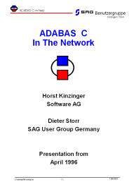 ADABAS C In The Network