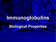 Immunoglobulins