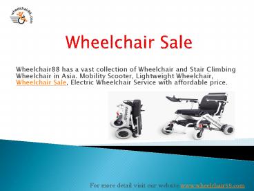 Portable Wheelchair and Stair Climbing Wheelchair Supplier in Malaysia