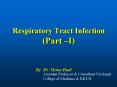 Respiratory Tract Infection (Part  PowerPoint PPT Presentation