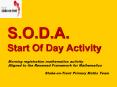 S.O.D.A. Start Of Day Activity PowerPoint PPT Presentation