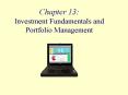 Chapter 13: Investment Fundamentals and Portfolio Management PowerPoint PPT Presentation
