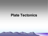 Plate Tectonics