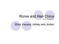 Rome and Han China 753 B.C.E.-600 C.E PowerPoint PPT Presentation
