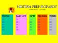 MIDTERM PREP JEOPARDY ( PowerPoint PPT Presentation