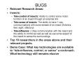 BUGS PowerPoint PPT Presentation