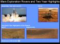 Mars Exploration Rovers and Two Year Highlights PowerPoint PPT Presentation