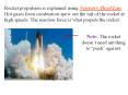 Rocket propulsion is explained using Newton PowerPoint PPT Presentation