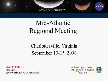 Mid-Atlantic Regional Meeting