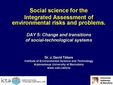 Social science for the
