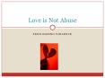 TEEN DATING VIOLENCE PowerPoint PPT Presentation