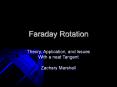 Faraday Rotation PowerPoint PPT Presentation