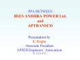 PPA BETWEEN BSES ANDHRA POWER Ltd. and APTRANSCO PowerPoint PPT Presentation