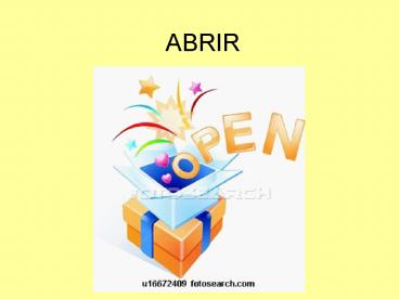ABRIR
