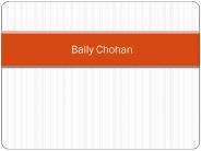 About Bally Chohan