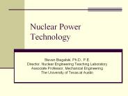 Nuclear Power Technology