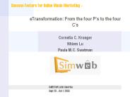 eTransformation: From the four P
