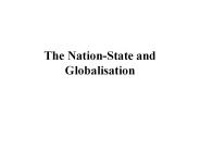 The Nation-State and Globalisation