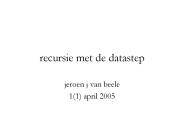 recursie met de datastep