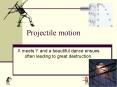 Projectile motion PowerPoint PPT Presentation