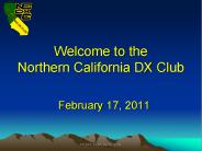Welcome to the Northern California DX Club