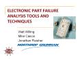 ELECTRONIC PART FAILURE ANALYSIS TOOLS AND TECHNIQUES PowerPoint PPT Presentation