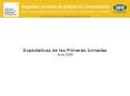 Expectativas de las Primeras Jornadas PowerPoint PPT Presentation