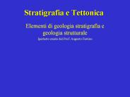 Stratigrafia e Tettonica