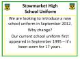 Stowmarket High School Uniform PowerPoint PPT Presentation