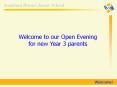 Welcome to our Open Evening PowerPoint PPT Presentation