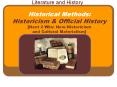 Historical Methods: Historicism PowerPoint PPT Presentation