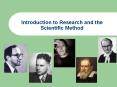 Introduction to Research and the Scientific Method PowerPoint PPT Presentation