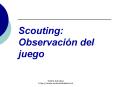Scouting: Observaci PowerPoint PPT Presentation